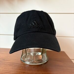Adidas Aeroready Slideback Baseball Cap Black Embroidered Adjustable OS Unisex